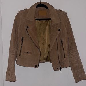 Blank NYC suede moto jacket